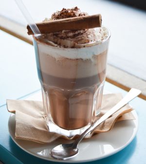 Hot chocolate at Funky Fresh Cafe - DogA in Oslo