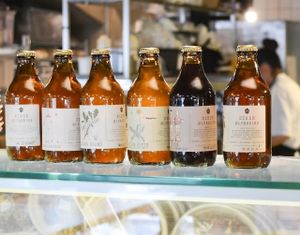 Norvegian beers at Funky Fresh Cafe - DogA in Oslo