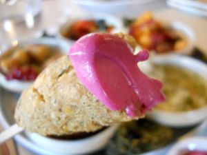 part of the shared dish at Funky Fresh Cafe - DogA in Oslo