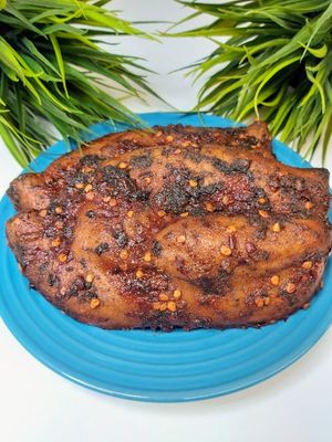 Vegan Jerk Chicken (Half) at Jamin Vegan (by JamaFo Xpress) in Canoga Park