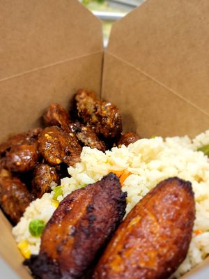 Vegan Jerk Nuggets Box (Spicy) at Jamin Vegan (by JamaFo Xpress) in Canoga Park