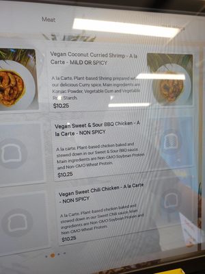 menu at Jamin Vegan (by JamaFo Xpress) in Canoga Park