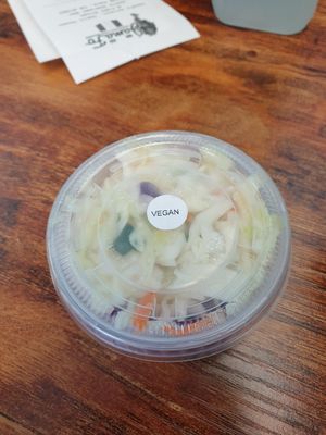 vegan slaw at Jamin Vegan (by JamaFo Xpress) in Canoga Park