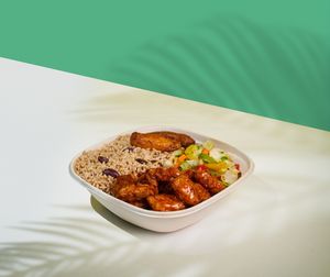 Vegan Sweet & Sour Chicken Box at Jamin Vegan (by JamaFo Xpress) in Canoga Park