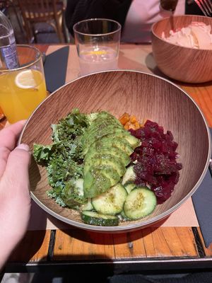 Superfood salad  at M2 Gluten Free in Barcelona