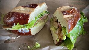 TTLA What a delicious sandwich! 🥪   at Whole Foods Market in Burbank