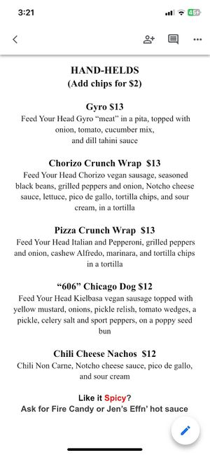  at Feed Your Head - Food Stand in Chicago