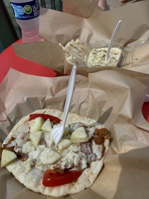 gyro + dip  at Feed Your Head - Food Stand in Chicago