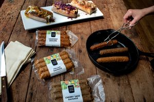 Vegan Sausages at Feed Your Head - Food Stand in Chicago