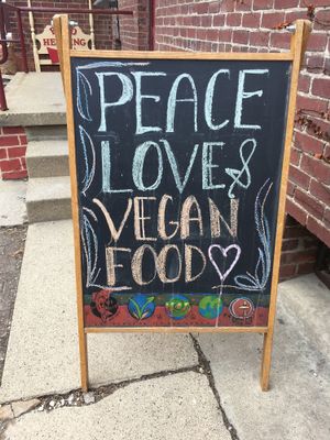 completely vegan at Red Herring in Urbana