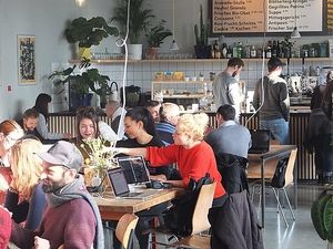 Indoor Area at Cafve in Hannover