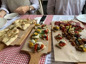 Apetizers at Trevi's in Amsterdam