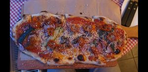 Vegetariana with parmesan - delicious! at Trevi's in Amsterdam