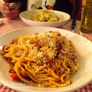 Spaghetti and meatballs!! at Trevi's in Amsterdam