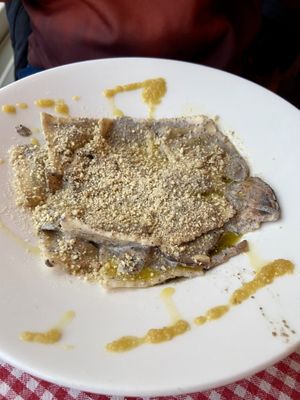 Ravioli tartufo  at Trevi's in Amsterdam