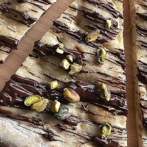 Pizza Chocolato at Trevi's in Amsterdam