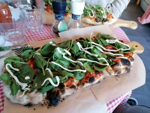 Pizza   at Trevi's in Amsterdam