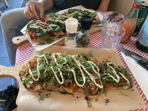 Pizza  at Trevi's in Amsterdam