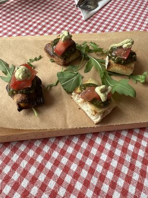 Amuse bouche  at Trevi's in Amsterdam