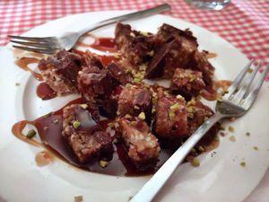 Brownie at Trevi's in Amsterdam