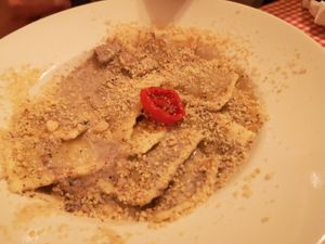 Pasta at Trevi's in Amsterdam