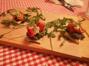 Apetizers at Trevi's in Amsterdam