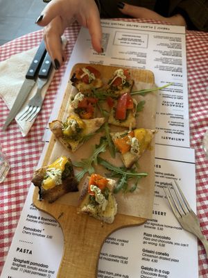 Bruschetta   at Trevi's in Amsterdam