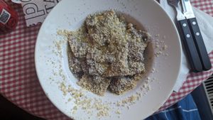 Ravioli at Trevi's in Amsterdam