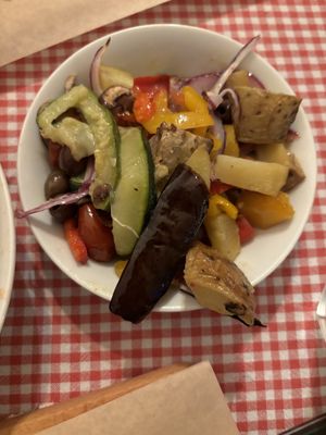 Grilled veg side  at Trevi's in Amsterdam