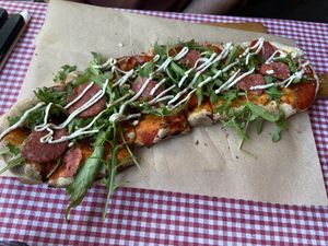 Pizza cotto: tasty  at Trevi's in Amsterdam