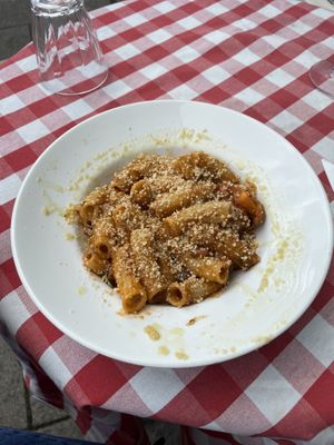 Forget the name of what I had because I just asked the waitress what her favorite was. It was delicious. Everything on the menu looked incredible, too    at Trevi's in Amsterdam