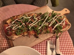 Pizza! Yummmm!!!!  at Trevi's in Amsterdam