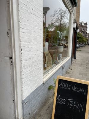 Outside  at Trevi's in Amsterdam