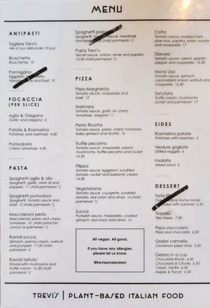  at Trevi's in Amsterdam