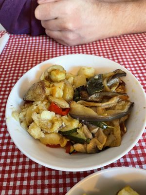 Grilled veggies (includes potatoes! 🙂)  at Trevi's in Amsterdam