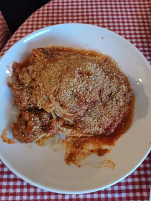 Spaghetti polpette at Trevi's in Amsterdam