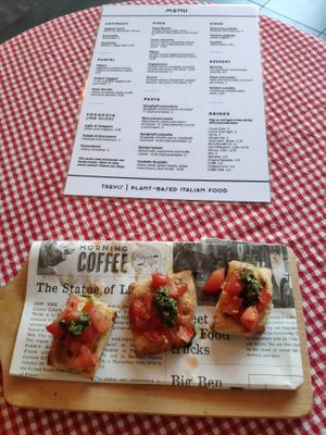 Bruschetta at Trevi's in Amsterdam