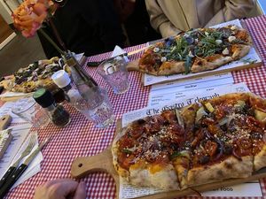 Vegetariana pizza  at Trevi's in Amsterdam