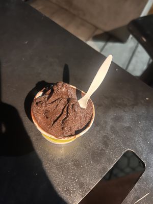 Chocolate ice creamm  at Rapanui in Buenos Aires