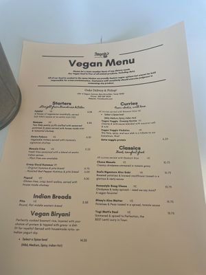 Full vegan menu 🤩 #Veganuary at 7 Monk's Cafe in New Braunfels