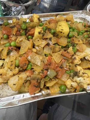 Vegan biryani   at 7 Monk's Cafe in New Braunfels