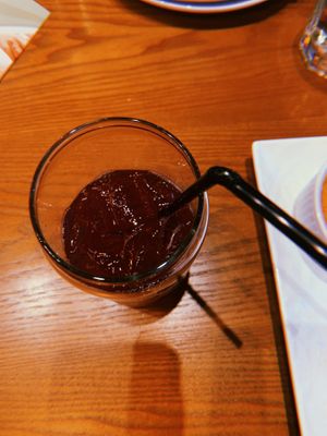 Black tea. Perfectly delish and refreshing!  at Mamak Vegan Kitchen in Chamblee