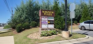 In a small plaza at Mamak Vegan Kitchen in Chamblee