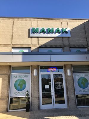Love the earthy message at Mamak Vegan Kitchen in Chamblee