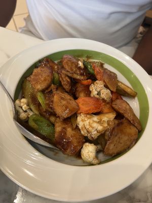 Pepper chicken   at Mamak Vegan Kitchen in Chamblee
