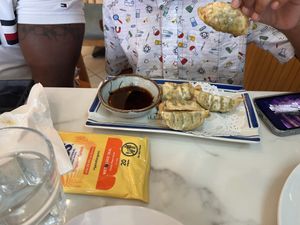 Fried dumplings   at Mamak Vegan Kitchen in Chamblee