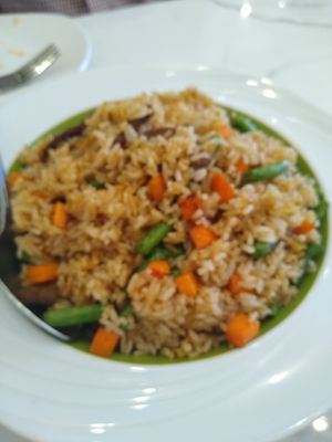 Beef fried rice at Mamak Vegan Kitchen in Chamblee