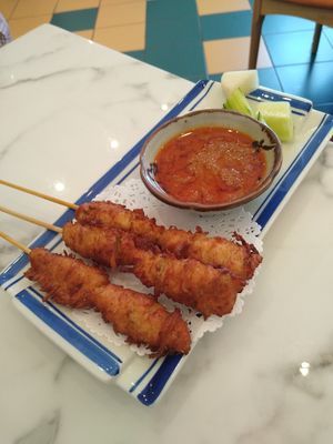 Satay Chicken at Mamak Vegan Kitchen in Chamblee