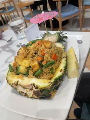 Pineapple fried ricee  at Mamak Vegan Kitchen in Chamblee