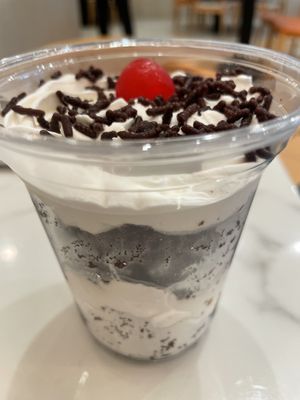 Black Forest dessert. Ok    at Mamak Vegan Kitchen in Chamblee
